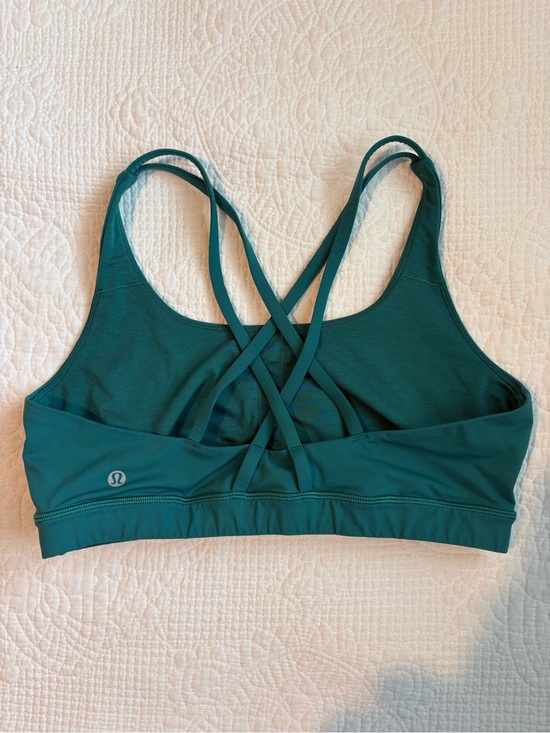 lululemon athletica Other - Lululemon “Energy” Deep Green Racerback Sports Bra